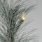 2ft. Pre-Lit Frosted Silver Pine Artificial Christmas Tree, Warm White LED Lights